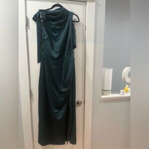 City Chic Maxi Modern Darling Emerald Green Dress Prom Gala Ball NWT Size 12